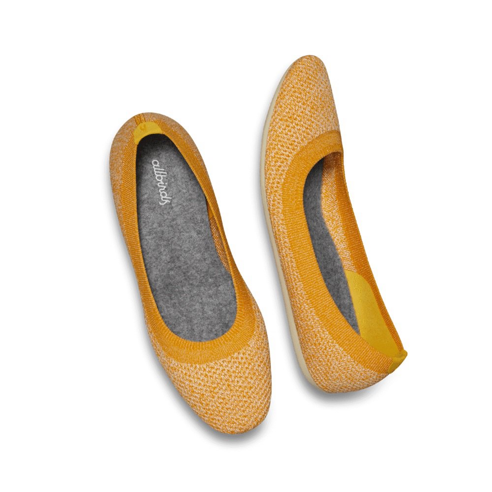 Allbirds Women\'s Tree Breezers - Flats Yellow - ZSY201864